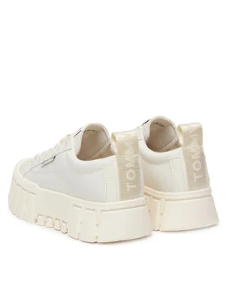 Sportcipők Tommy Jeans Tjw Flatform Chunky Sneaker Ekru