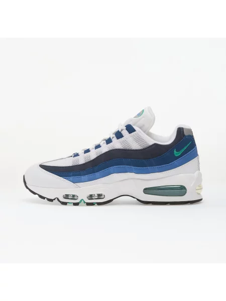 Sneakers Nike Air Max 95 Og White/ Emerald Green-Lake Blue EUR 39 alb