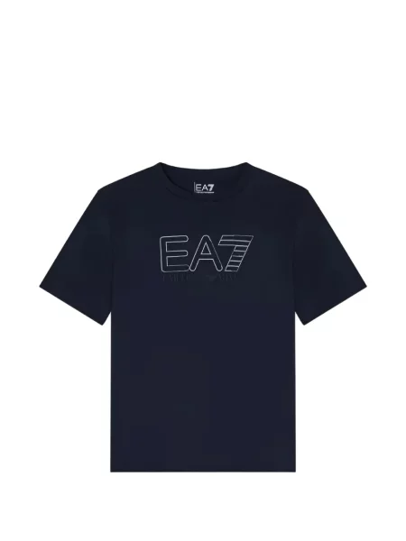 Koszulka dziecięca Ea7 Emporio Armani niebieska