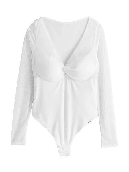 Lipsy Bluză body alb