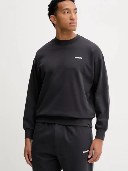 Bombažen pulover Barrow siva