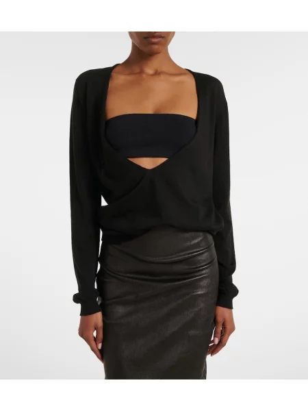 Pulover Rick Owens de lână negru