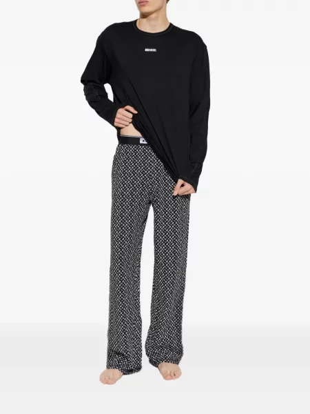 Pijamale Diesel cu imagine negru