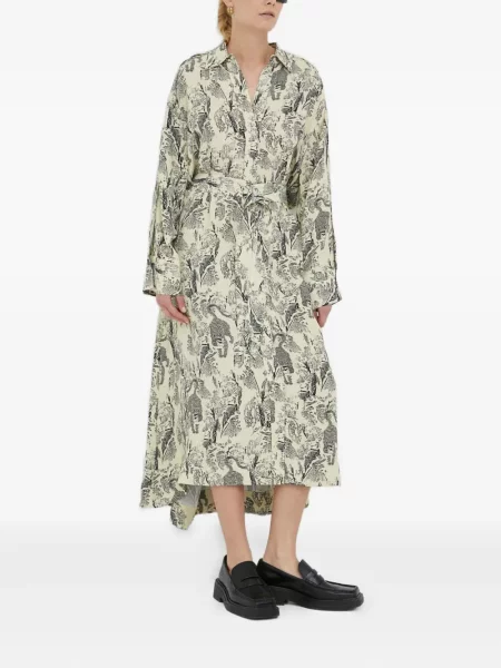 Rochie midi Day Birger Et Mikkelsen până la genunchi de costum verde