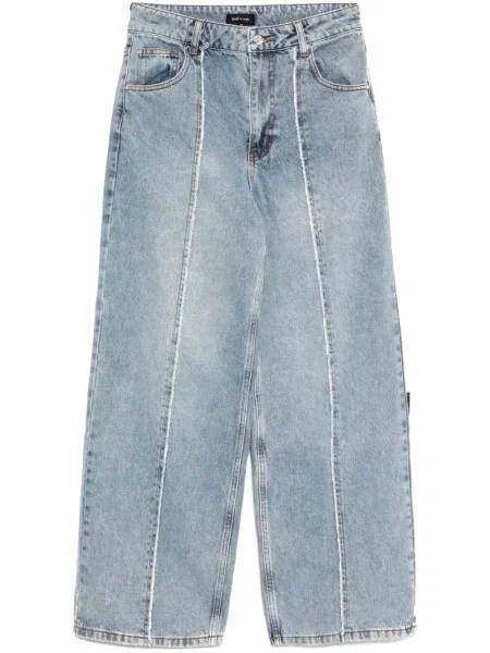 Szerokie jeansy Tout A Coup niebieskie