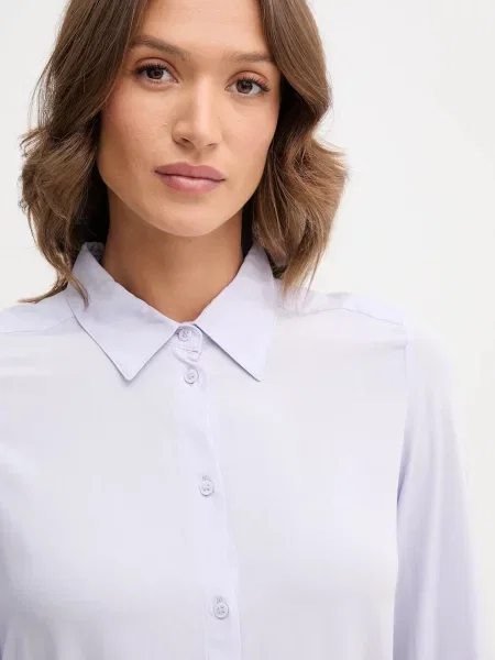 Сорочка United Colors of Benetton regular класичний комір рожевий