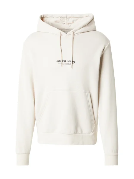 JACK & JONES Mikina JWHVESTERBRO béžová černá