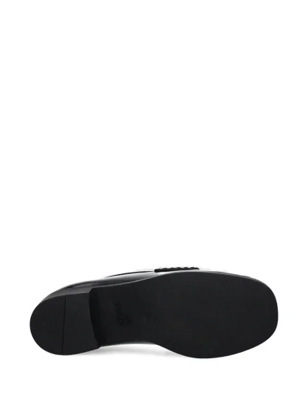 Pantofi loafer Love Moschino din piele negru