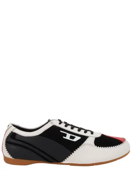 Sneakerși Diesel cu autograf negru