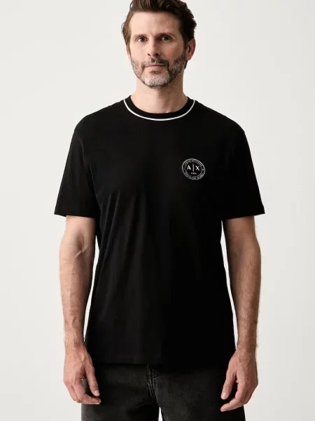 Armani Exchange Tricou negru