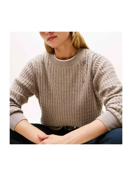 Pulover Tommy Hilfiger bej