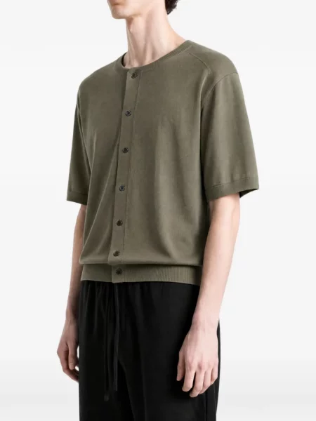 Scurt cardigan Auralee verde