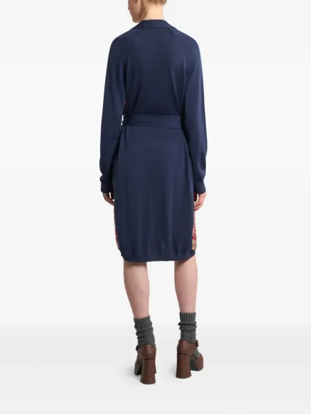 Jedwabny kardigan Etro z nadrukiem z wzorem paisley czerwony