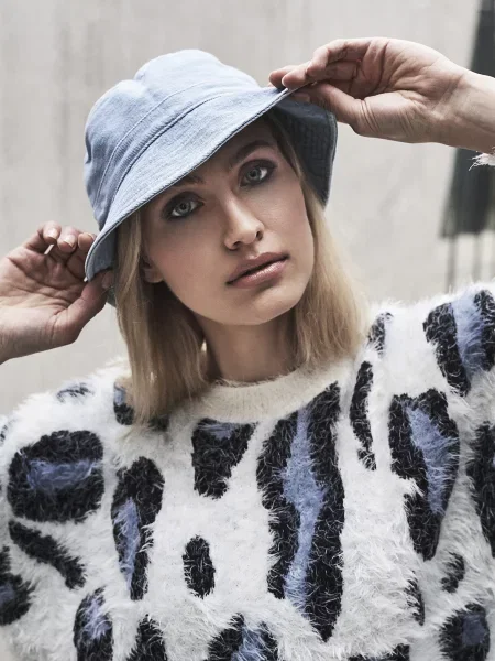 Pălărie Flexfit gri