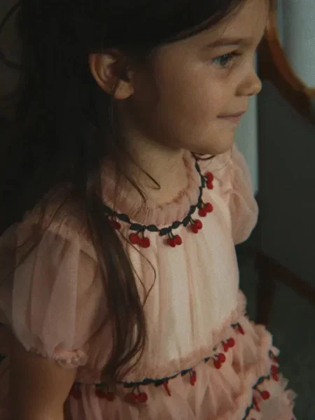 Konges Sløjd рокля babydoll JOELLE DRESS розово