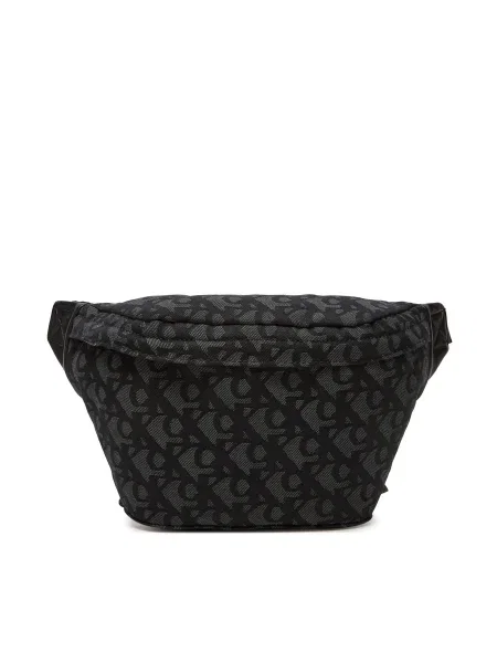 Calvin Klein Jeans Ľadvinka Unstructured Monogram Waistbag čierna