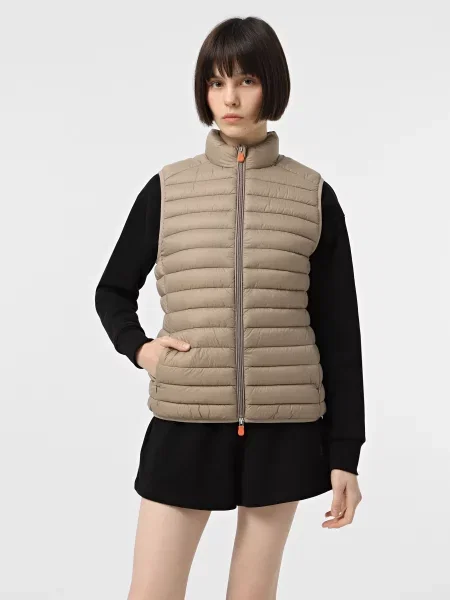 Жилет з утеплювачем Save the duck Charlotte бежевий