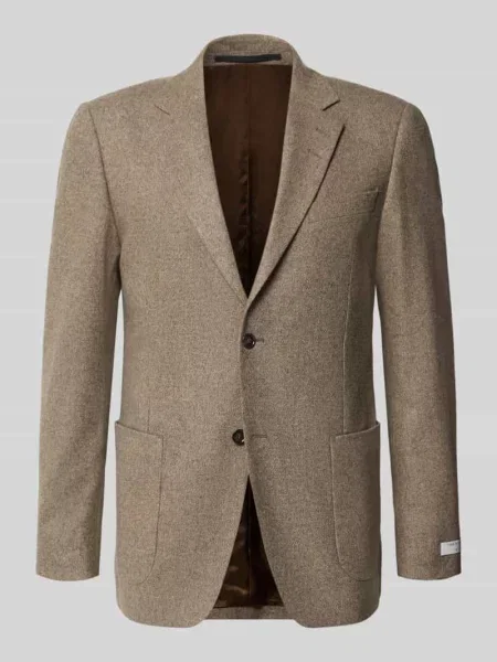 Marynarka o kroju slim fit z czystej model Justin' Tiger Of Sweden beżowa