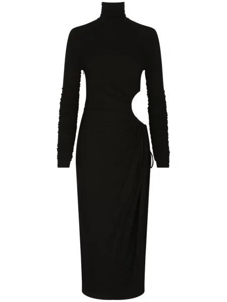 Rochie midi Dolce & Gabbana până la genunchi de costum negru