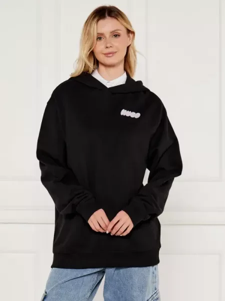 Hugo Blue Hanorac | Oversize fit negru