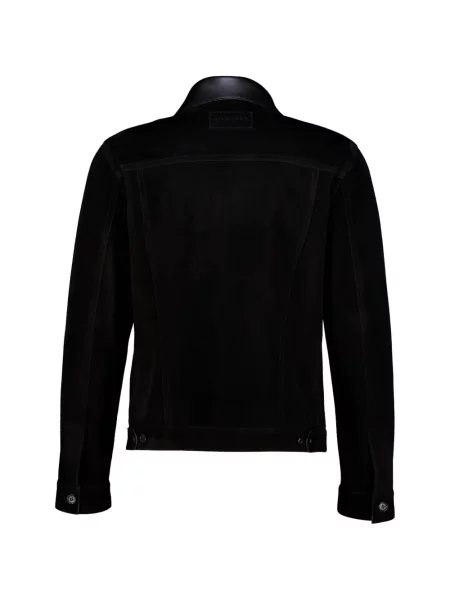 Geacă Givenchy din piele de căprioară negru