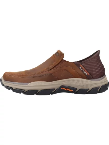 Skechers Buty Mężczyzna 41 EU Respected Sneakers brązowy