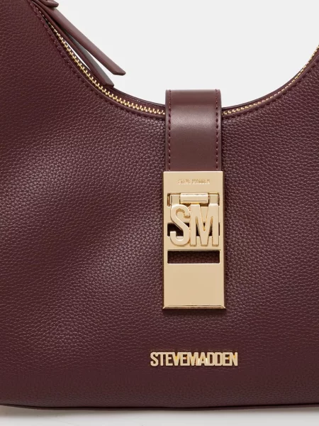 Кожаная сумка хобо Steve Madden