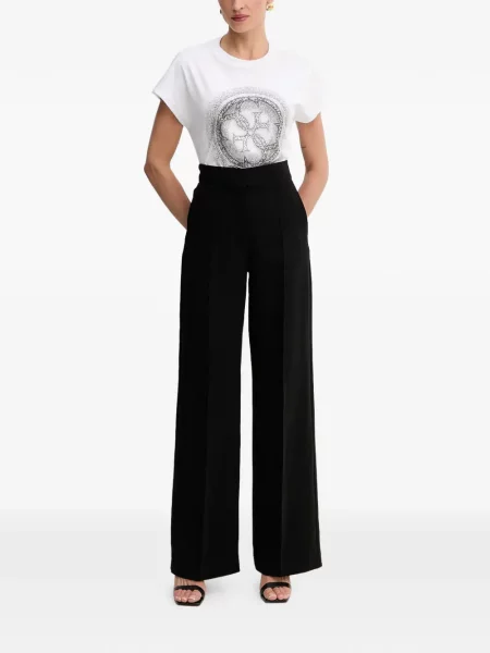 Stras tricou Guess alb