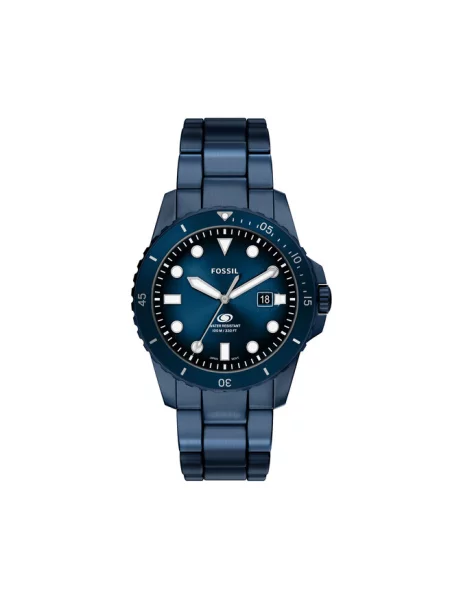 Fossil zegarek Fossil Blue granatowy