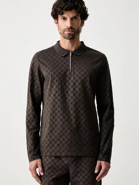Tricou cu mânecă lungă Joop! maro