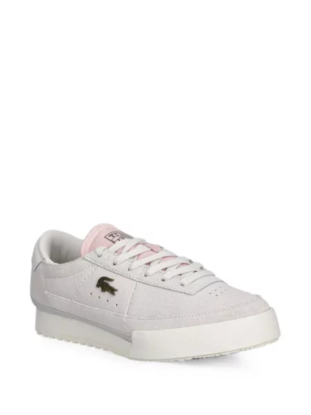 Szarvasbőr sneaker Lacoste autogrammal szürke