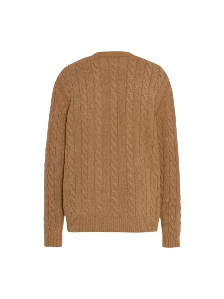 Sweter The Row brązowy