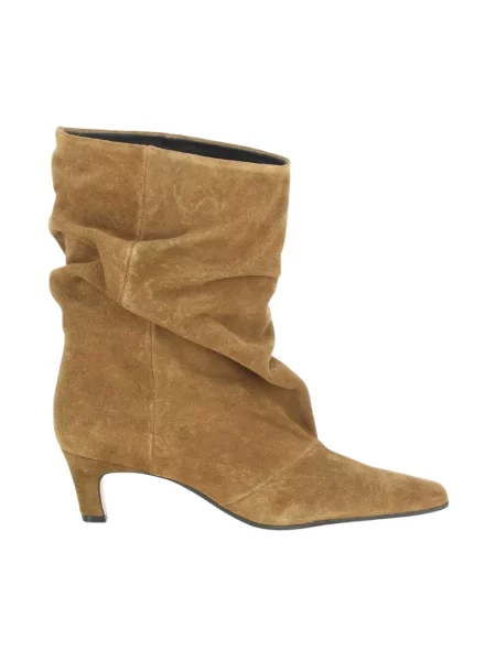 Botki Steve Madden zamszowe brązowe
