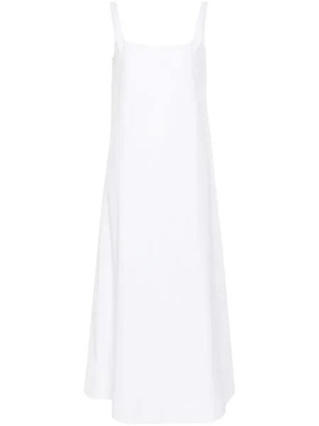 Rochie midi Wardrobe.nyc până la genunchi cu spatele deschis de costum alb