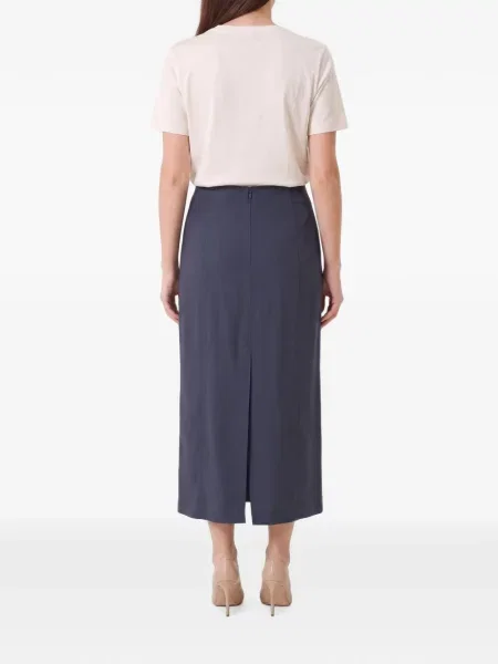 Fusta maxi Brunello Cucinelli albastru