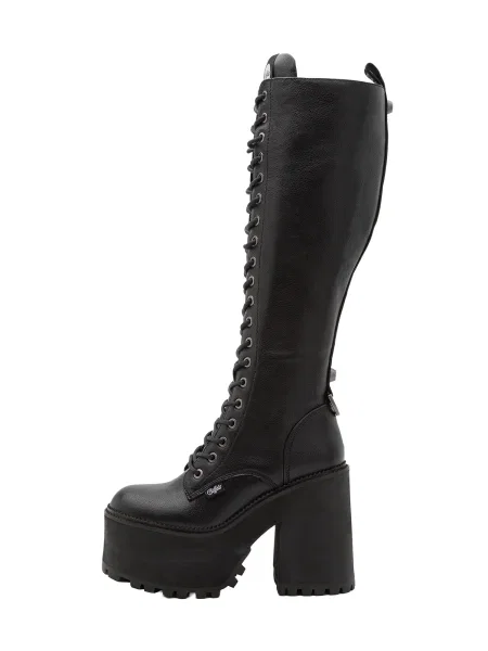 Buffalo Vysoké čižmy Killah Lace Up Hi čierna