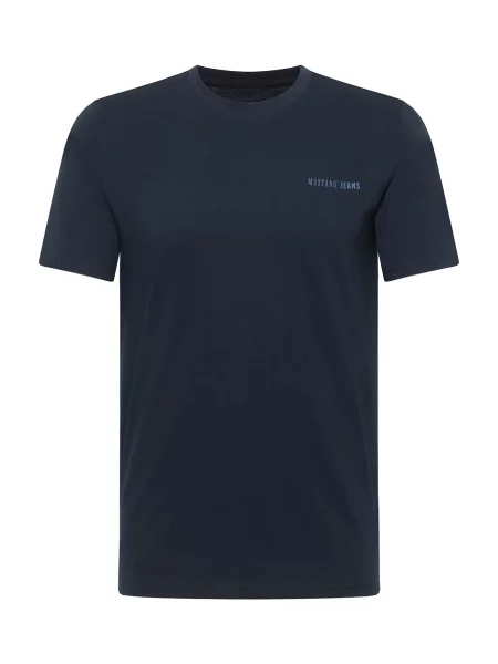 MUSTANG Tricou Austin bleumarin / deschis albastru