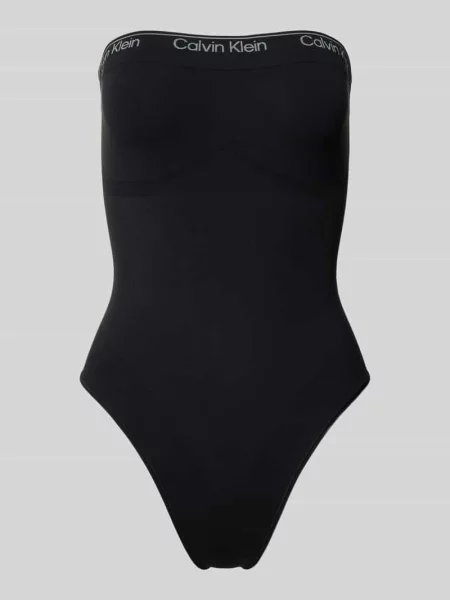 Body z wyhaftowanym logo model ‘Icon’ Calvin Klein Underwear czarny