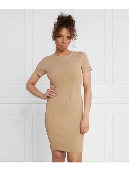 GUESS Rochie ES SS ANNE SWTR bej