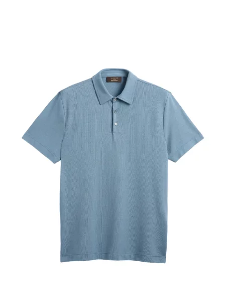 Tricou polo Slowear albastru