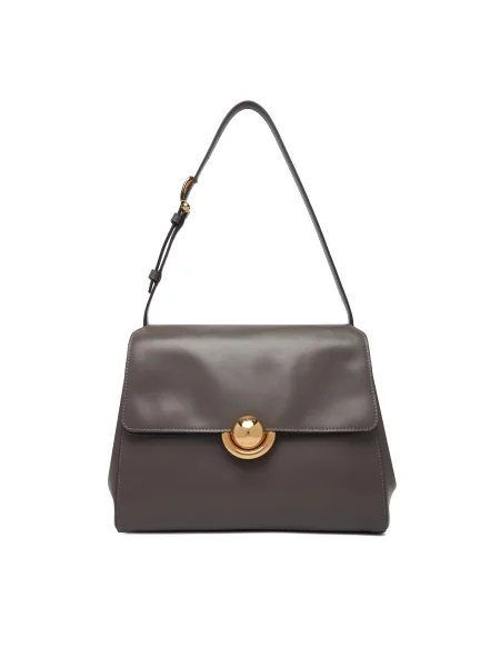 Кожена чанта Furla кафяво