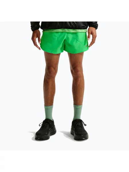 Pantaloni scurți pentru bărbați Nike Stride Dri-Fit Brief-Lined 5" green spark verde