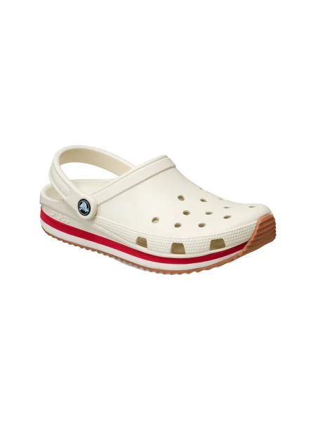 Pantofi Crocs retro alb