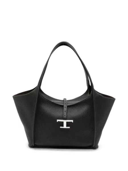 Geantă shopper Tod's din piele negru