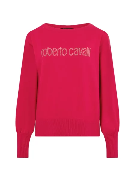 Pulover Roberto Cavalli cu autograf roșu