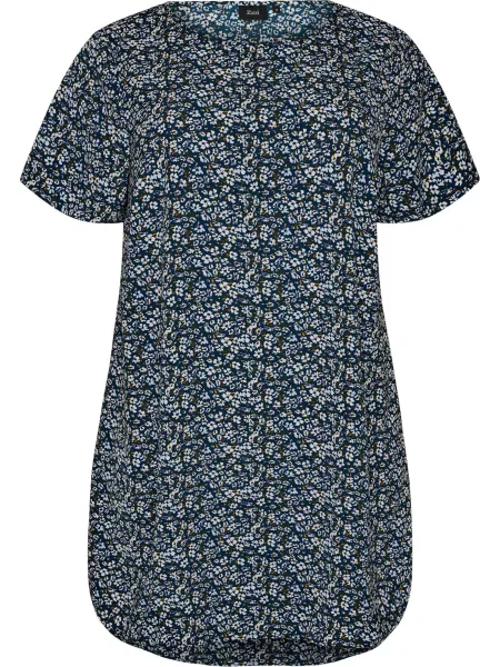 Zizzi Rochie Caanni bleumarin / oliv alb