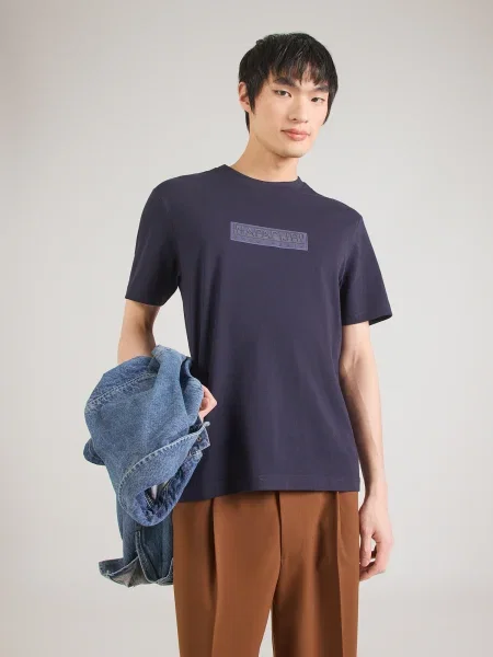 NAPAPIJRI Tricou albastru marin mov lavandă gri