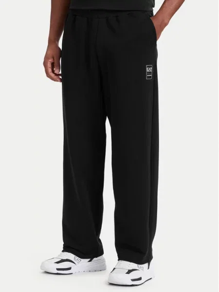 Teplákové kalhoty Emporio Armani černé