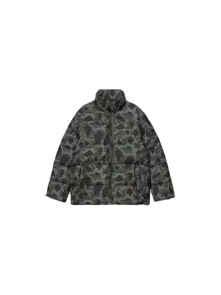Carhartt WIP Springfield Jacket Camo Duck Grey Mężczyźni Kurtki Carhartt WIP Wielobarwny Size: M szara