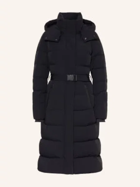 Mackage Kurtka Puchowa Coralia-City Coar Z Odpinanym Kapturem schwarz czarna